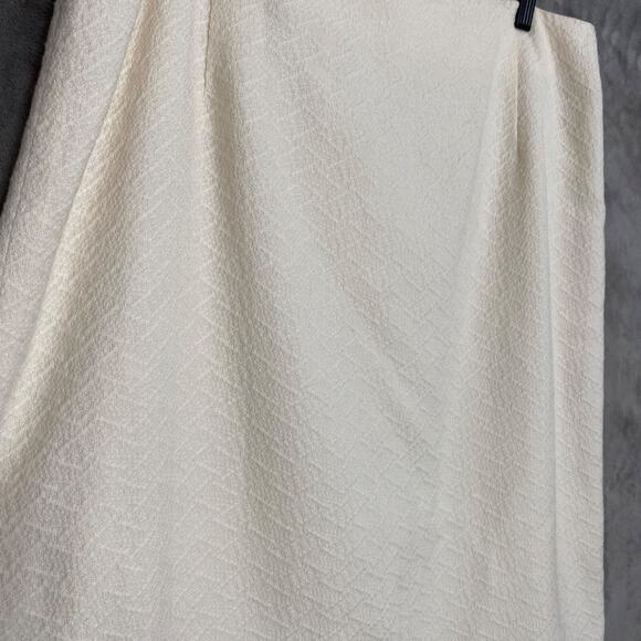 Pendleton Womens Knee Length Skirt Size 16 Wool Blend Lined Textured Old Money - Picture 2 of 10